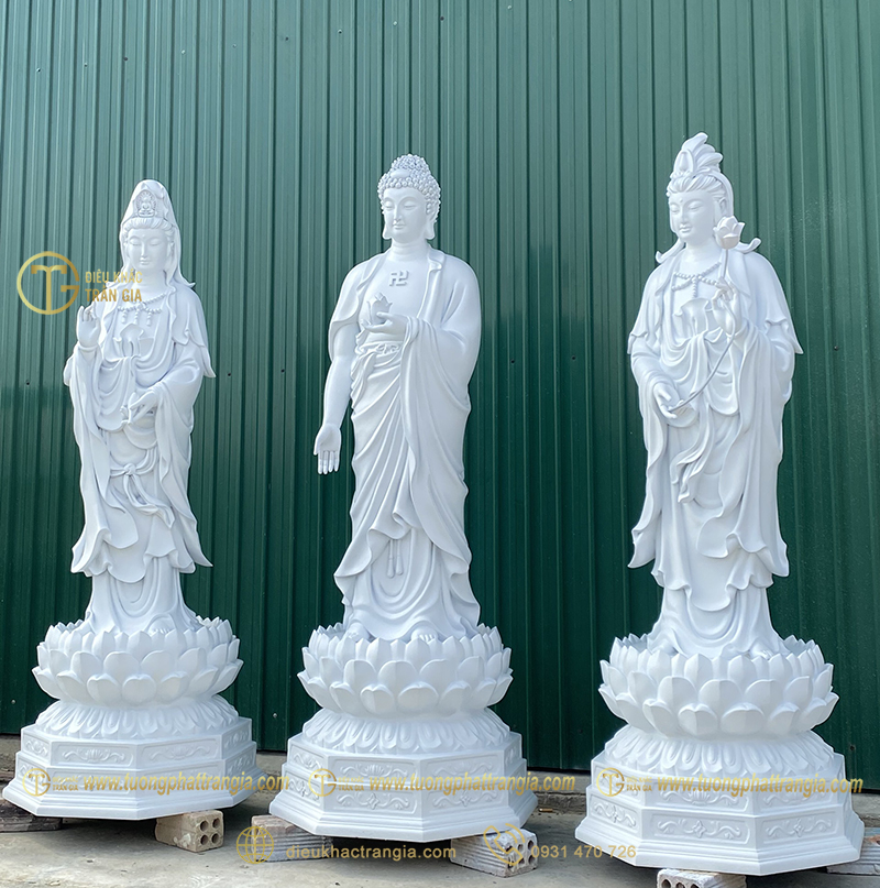 nơi bán tượng Tây Phương Tam Thánh xi măng ở tphcm