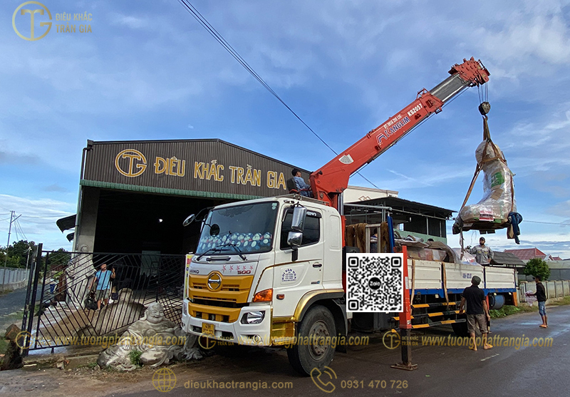 tượng Tây Phương Tam Thánh bột đá có bền không