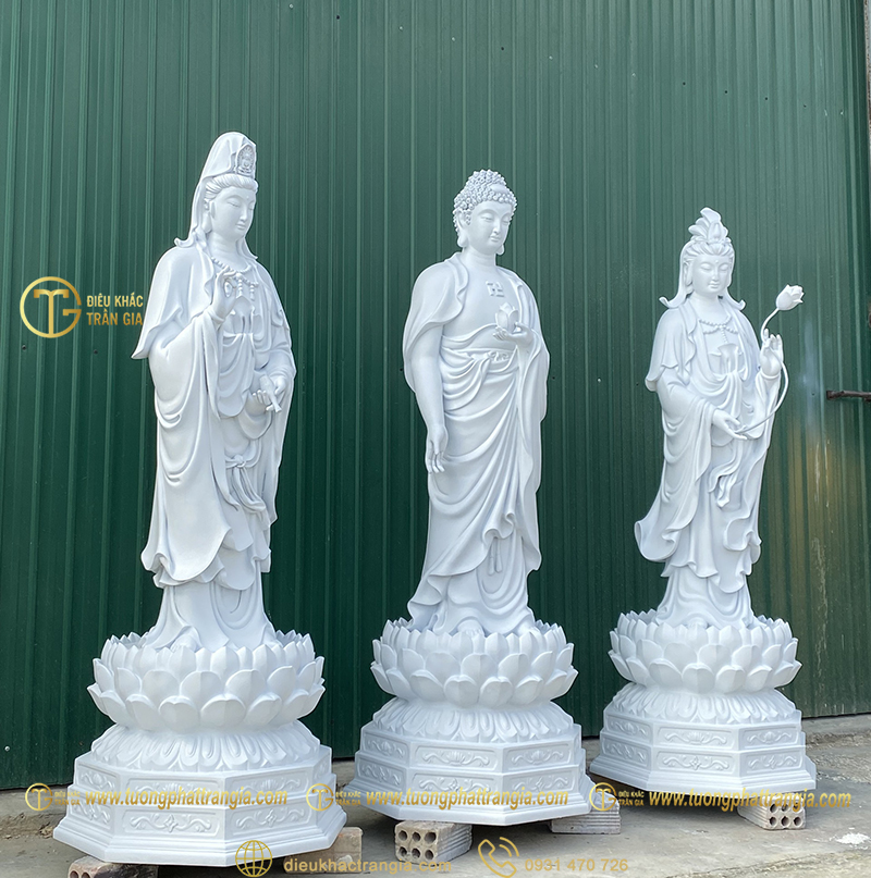 Tượng Tây Phương Tam Thánh Composite