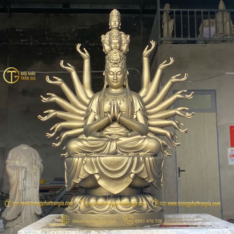Tượng Phật Bà Quan Âm Nghìn Mắt Nghìn Tay