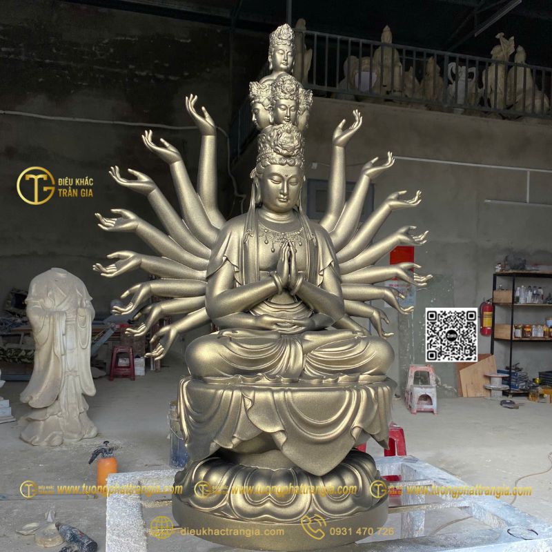 Tượng Phật Bà Quan Âm Thiên Thủ Thiên Nhãn