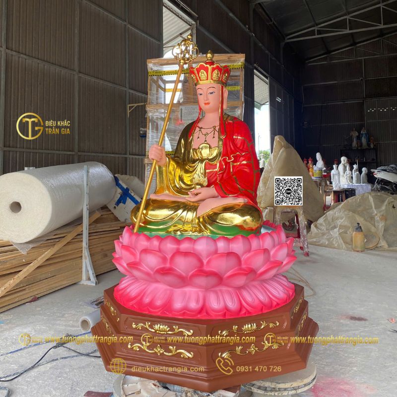 tượng địa tạng vương bồ tát ngồi