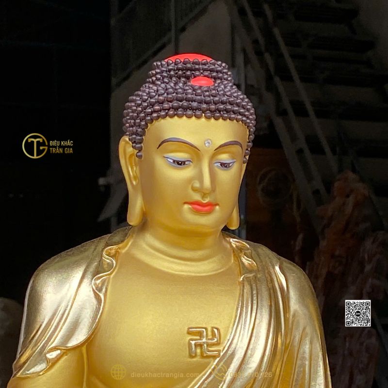Tượng Phật Thích Ca thiền định 50cm
