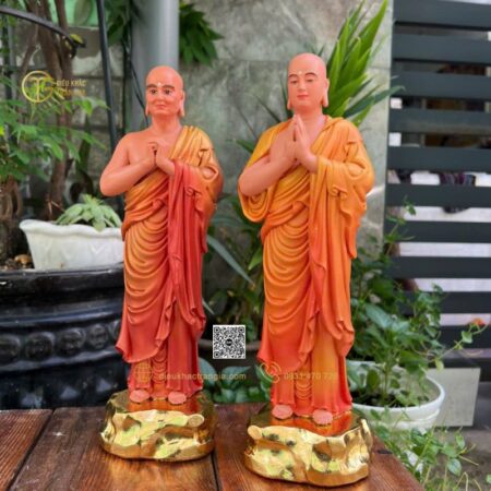 Tượng Tôn Giả A Nan Đà - Ca Diếp 30cm