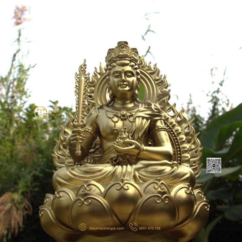 Tượng Phật Hư Không Tạng Bồ Tát 30cm