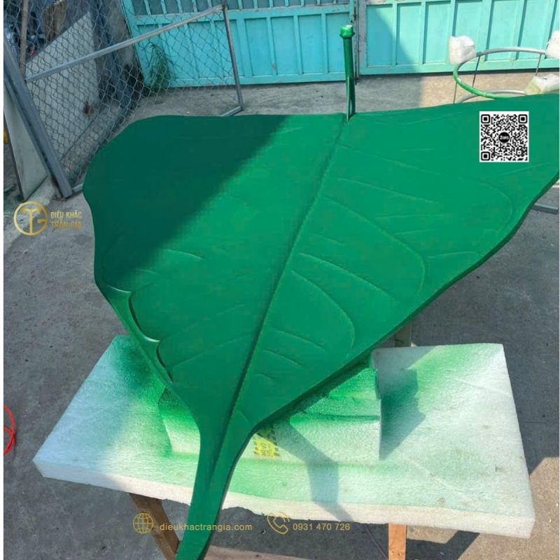 Lá bồ đề nhựa composite cốt thép 150cm