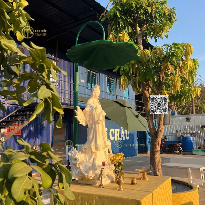 Lá sen nhựa composite cốt thép 100cm