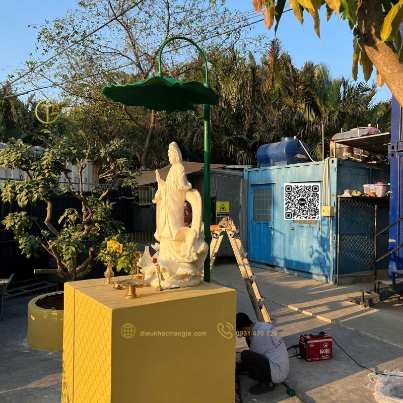 Lá sen nhựa composite cốt thép 100cm