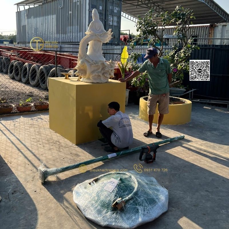 Lá sen nhựa composite cốt thép 100cm
