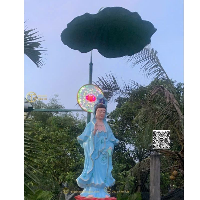 Lá sen nhựa composite cốt thép 100cm