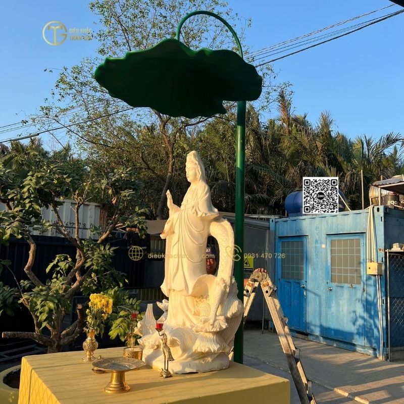 Lá sen nhựa composite cốt thép 100cm