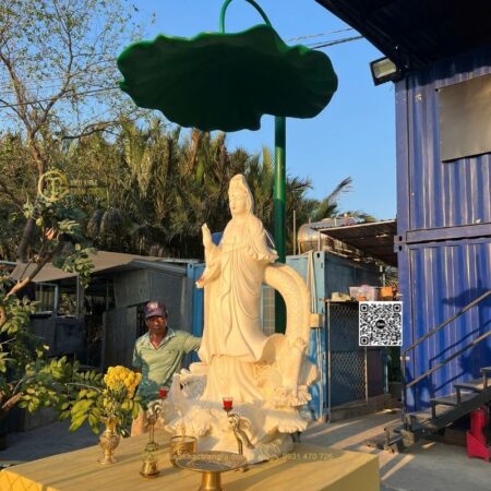 Lá sen nhựa composite cốt thép 100cm