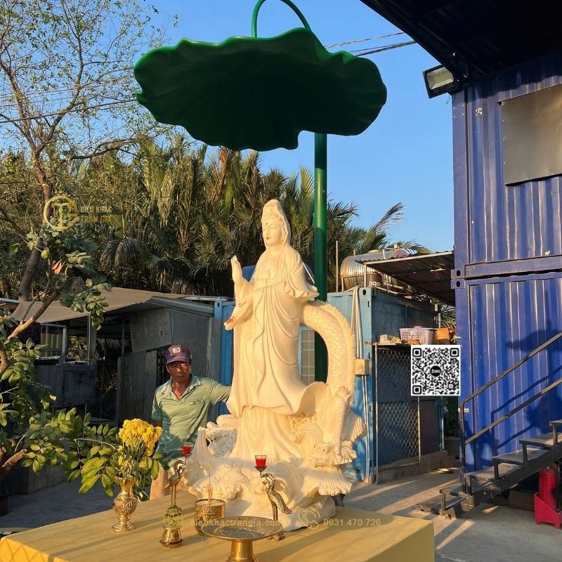 Lá sen nhựa composite cốt thép 100cm