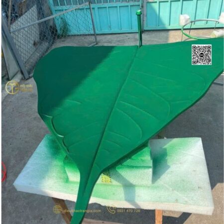 Lá Bồ đề nhựa composite che tượng Phật 200cm