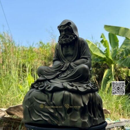 Tượng Đạt Ma Sư Tổ Ngồi Thiền 40cm