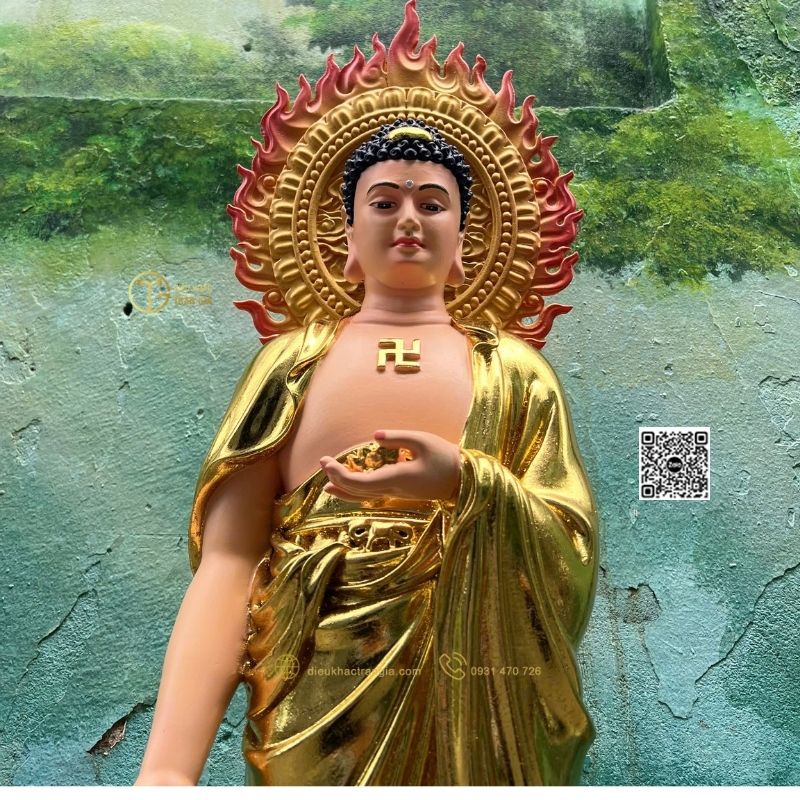 Giới thiệu Tượng Phật Adida Tiếp Dẫn 101cm