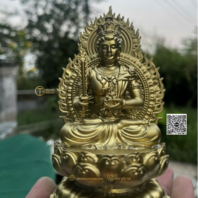 Hình ảnh mẫu Tượng Phật Hư Không Tạng Bồ Tát Để Xe Hơi tại Trần Gia