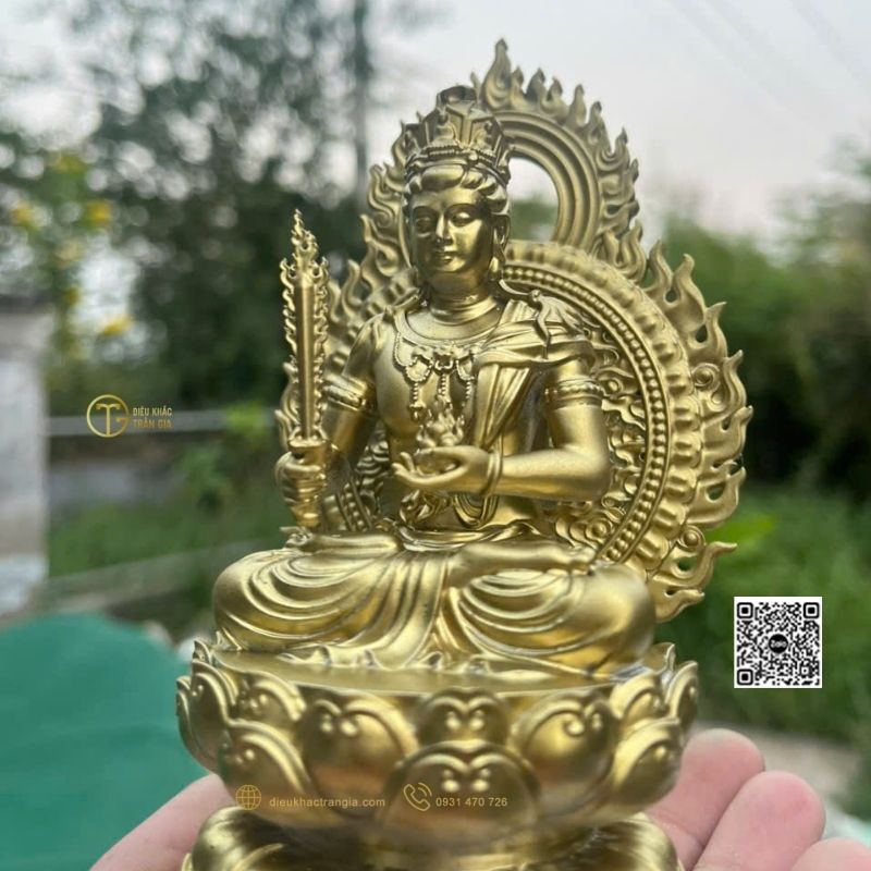 Hình ảnh mẫu Tượng Phật Hư Không Tạng Bồ Tát Để Xe Hơi tại Trần Gia