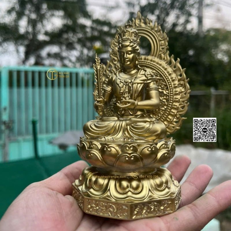 Hình ảnh mẫu Tượng Phật Hư Không Tạng Bồ Tát Để Xe Hơi tại Trần Gia