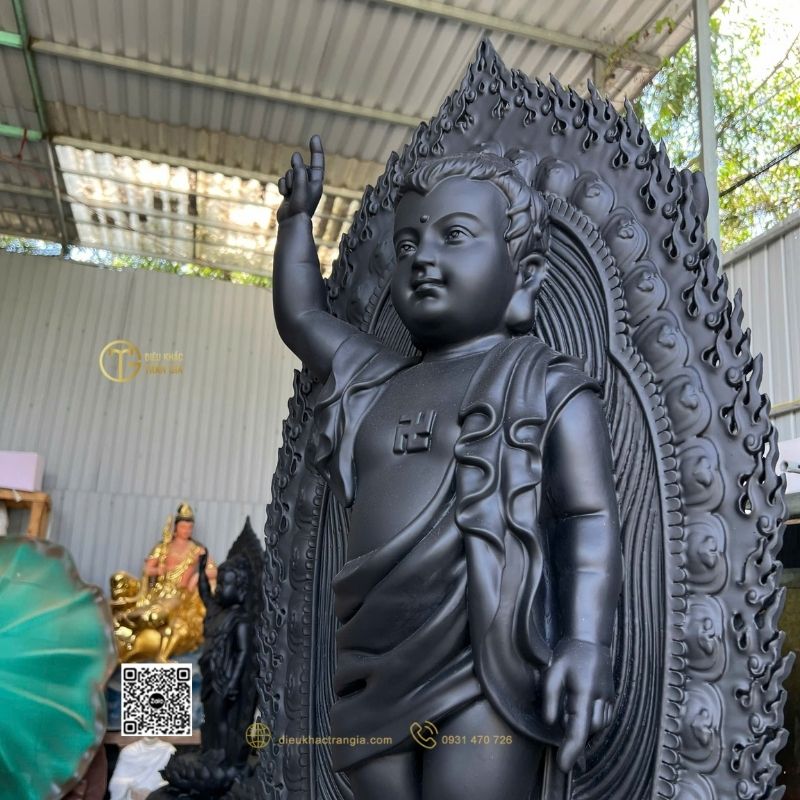 Tượng Đản Sanh 2 Mặt