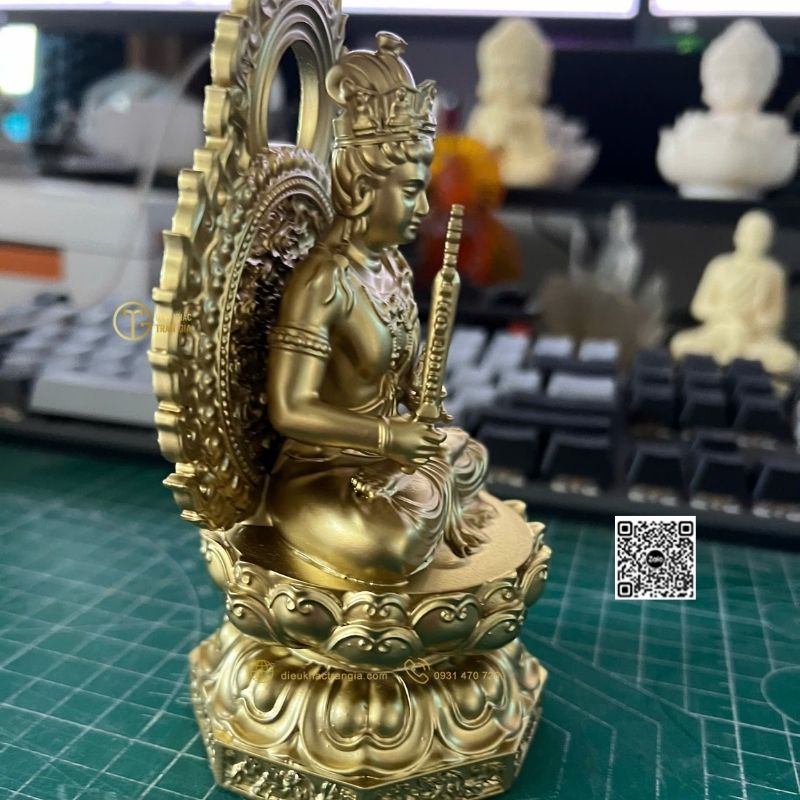 Hình ảnh mẫu Tượng Phật Hư Không Tạng Bồ Tát Để Xe Hơi tại Trần Gia