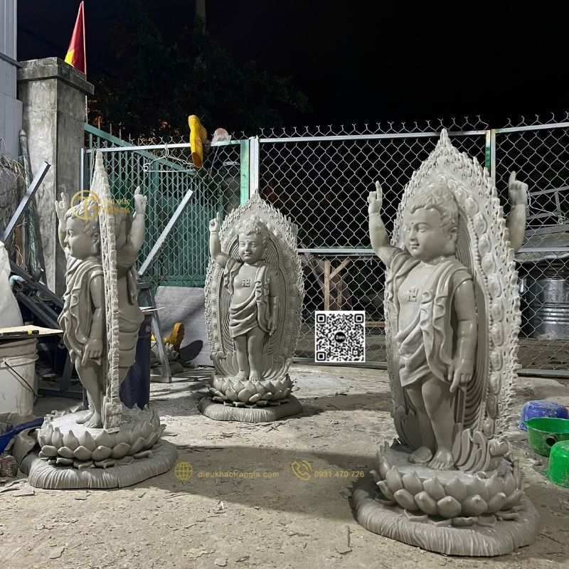 Tượng Đản Sanh 2 Mặt