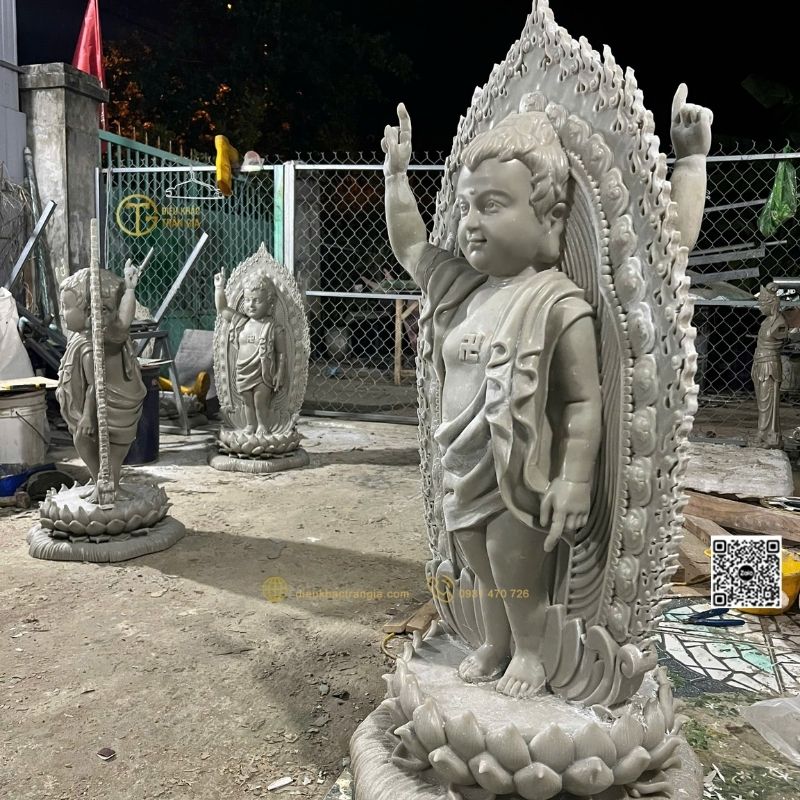 Tượng Đản Sanh 2 Mặt
