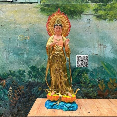 Tượng Nguyệt Quang Biến Chiếu Bồ Tát 101cm