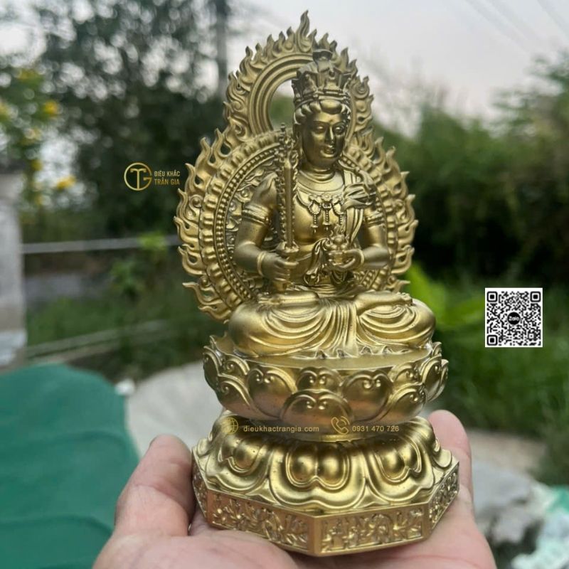 Hình ảnh mẫu Tượng Phật Hư Không Tạng Bồ Tát Để Xe Hơi tại Trần Gia