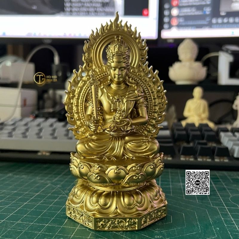 Hình ảnh mẫu Tượng Phật Hư Không Tạng Bồ Tát Để Xe Hơi tại Trần Gia
