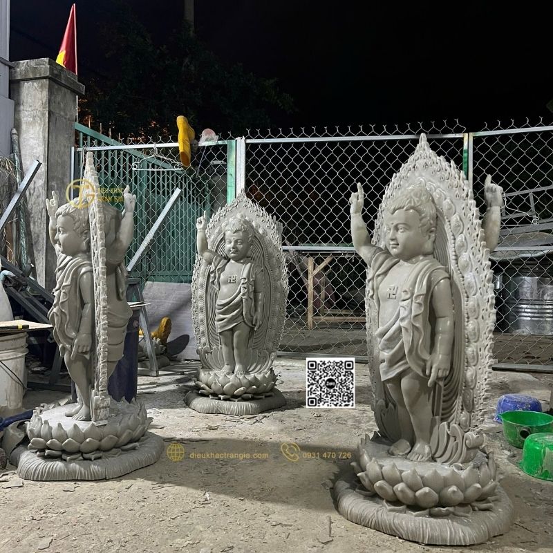 Tượng Đản Sanh 2 Mặt